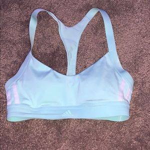 Mint Green Adidas Sports Bra